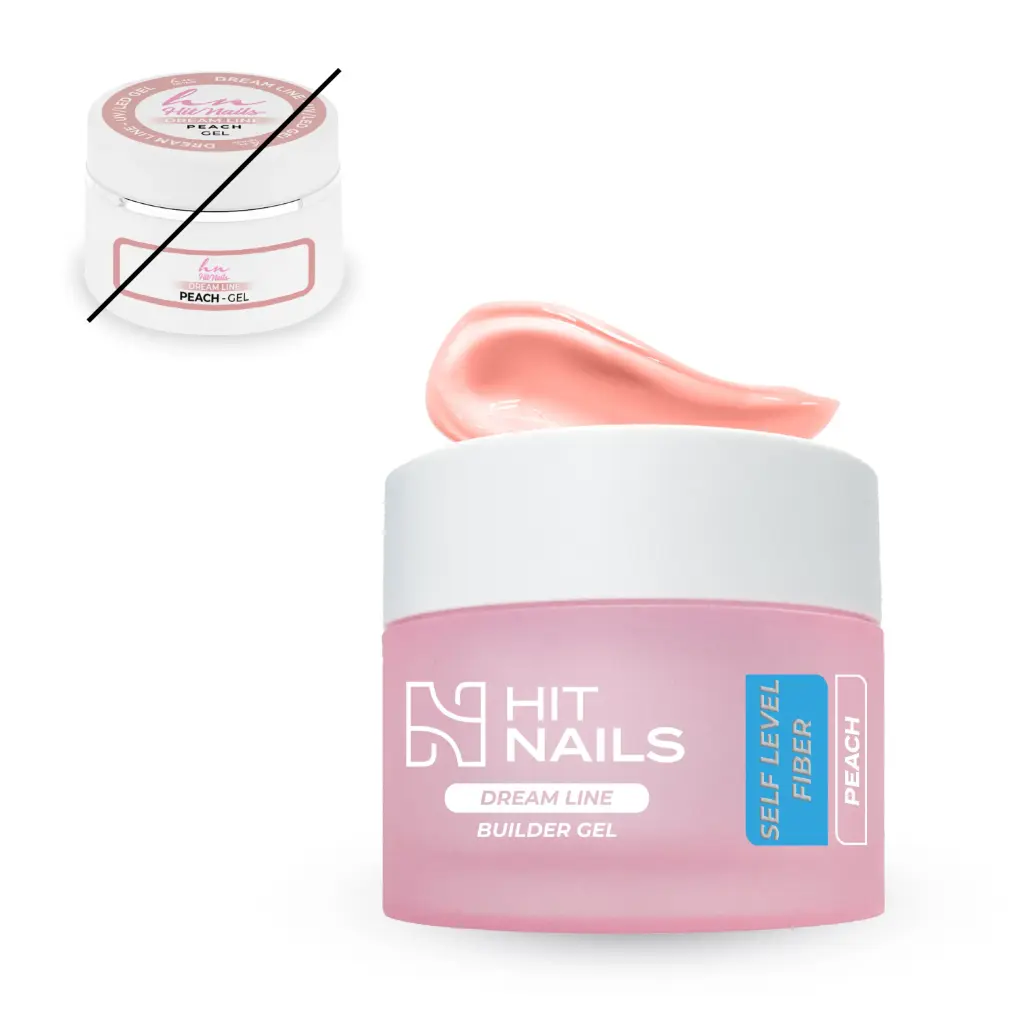 Gel Constructor - Dream Line Self Level Fiber - Peach 62g