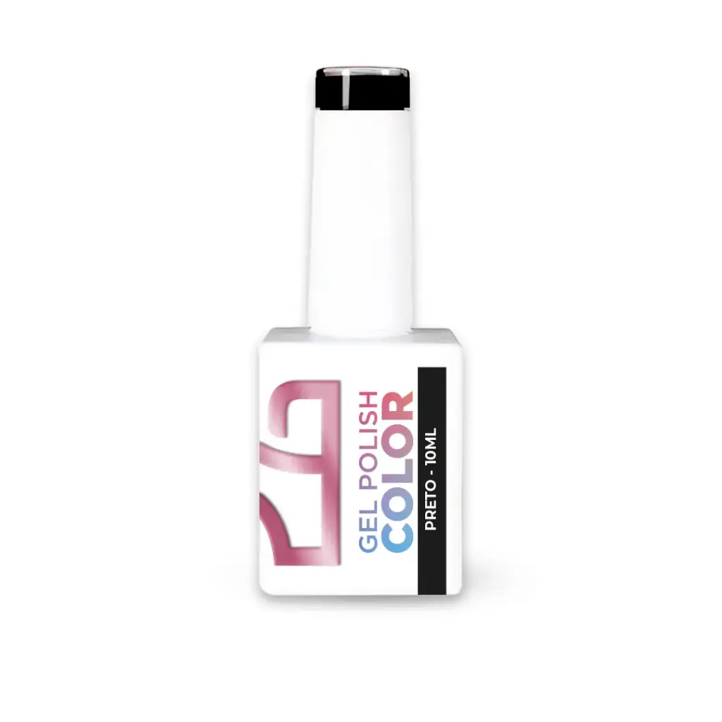 Gel Polish Color Preto 10ml