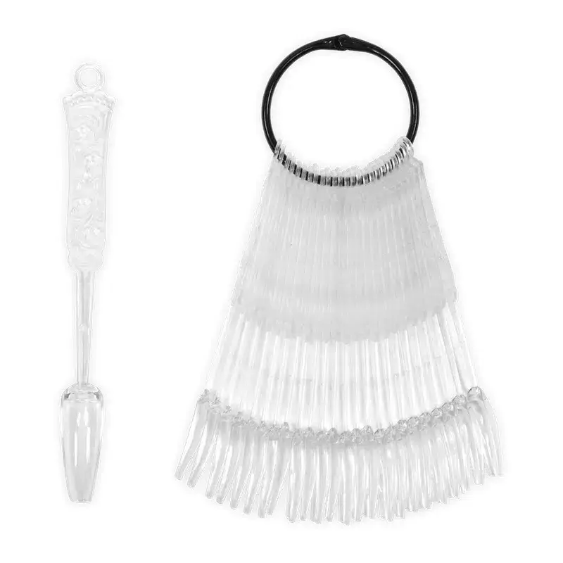 Muestrario 24 Tips en Anilla Bailarina Clear