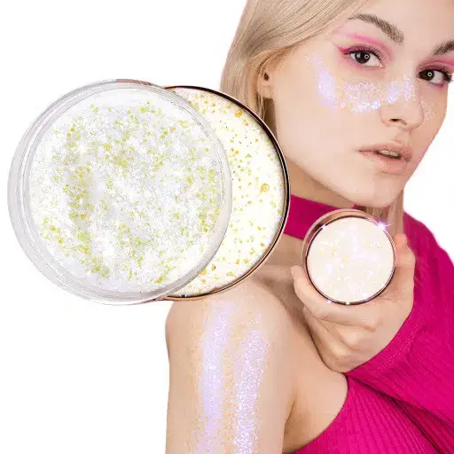 Gel Glitter para Rosto, Cabelo e Corpo / 904 Fluke SHINE BOMBIT