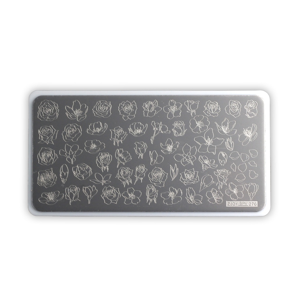Stamping Plate Floral 02