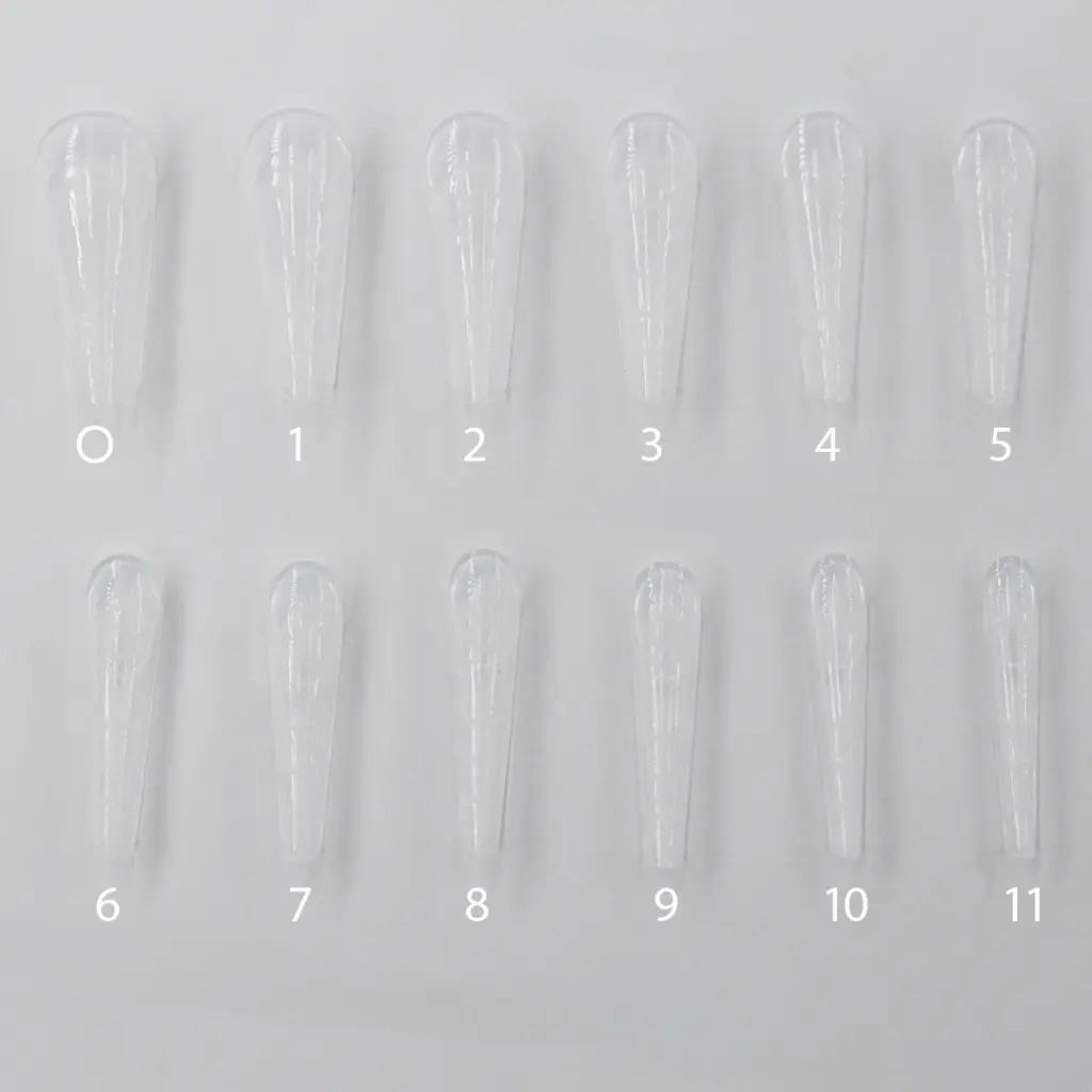 Tips F1 Almond Russian French Reverse Normal Size - 120un.