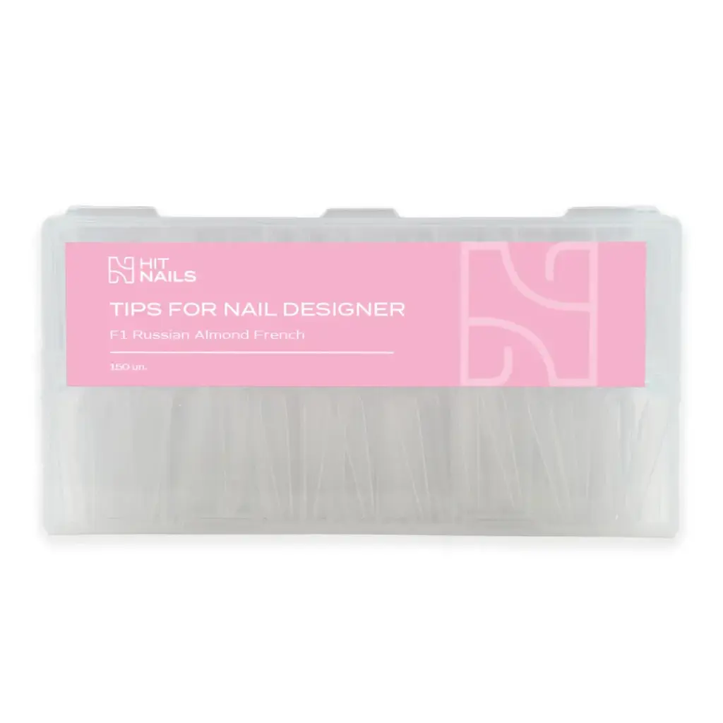 Dual Forms / Moldes F1 – Forma Almendra Rusa Larga con Francesa 150 uds