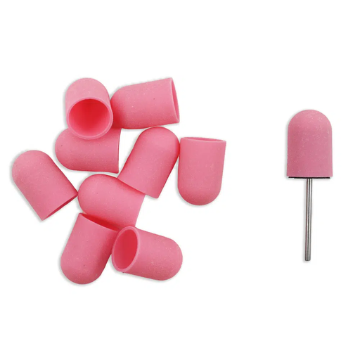 [U.B.037.12125] 16mm Pink Sanding cap #180 10un. + 1 mandril
