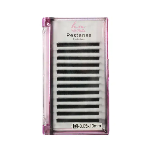 [P.3D.029] Pestañas 3D/Rusas D 0,05mm x 10mm en Caja 12 Filas