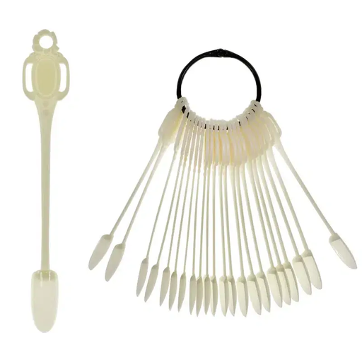 [U.MOS.008] Muestrario 24 Tips en Anilla Oval Natural - Md.