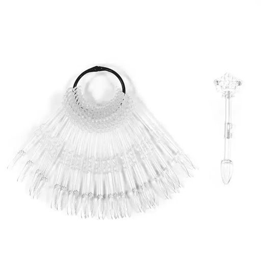 [U.MOS.006] Muestrario 24 Tips en Anilla Oval Clear - Ch.