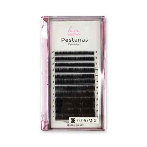 [P.3D.007] Pestañas 3D/Rusas C 0,05mm Mix en Caja 12 Filas