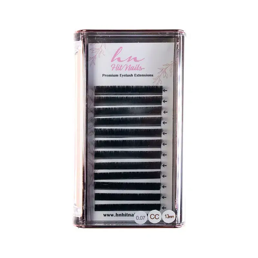 [P.3D.026] Pestañas 3D/Rusas CC 0,07mm x 13mm en Caja 12 Filas