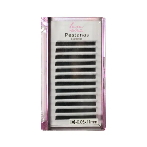 [P.3D.030] Pestañas 3D/Rusas D 0,05mm x 11mm en Caja 12 filas