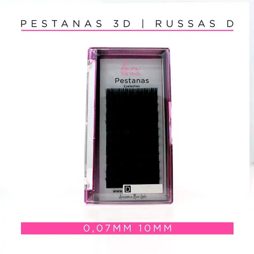 [P.3D.037] Pestañas 3D/Rusas D 0,07mm 10mm