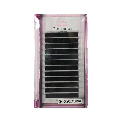 [P.OBO.010] Pestañas One by One C 0,20 13mm en Caja 12 filas