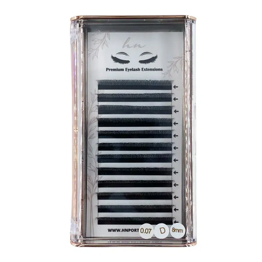 [P.VE.006] Pestañas 3D/Rusas D 0,07mm 8mm - Type W