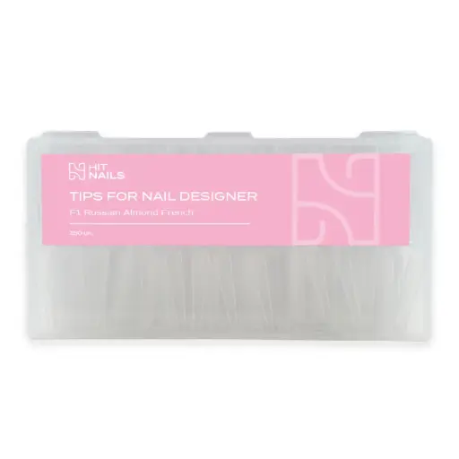 [U.TM.038] Dual Forms / Moldes F1 – Forma Almendra Rusa Larga con Francesa 150 uds