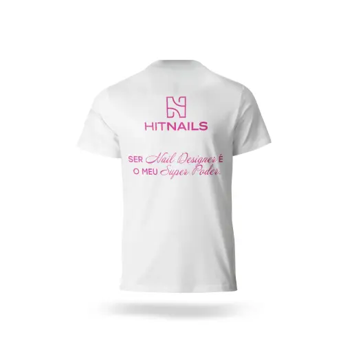 [M.TE.025] T-shirt "Ser Nail Designer é o meu super poder" -