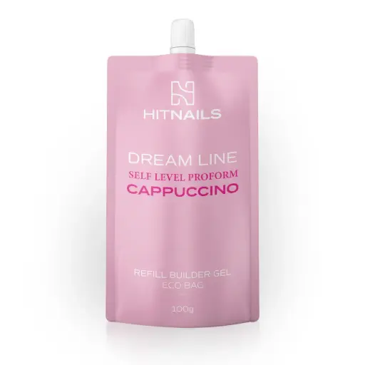 [U.GC.076] Gel de Construção - Dream Line Self Level ProForm - Cappuccino 100g Refill 